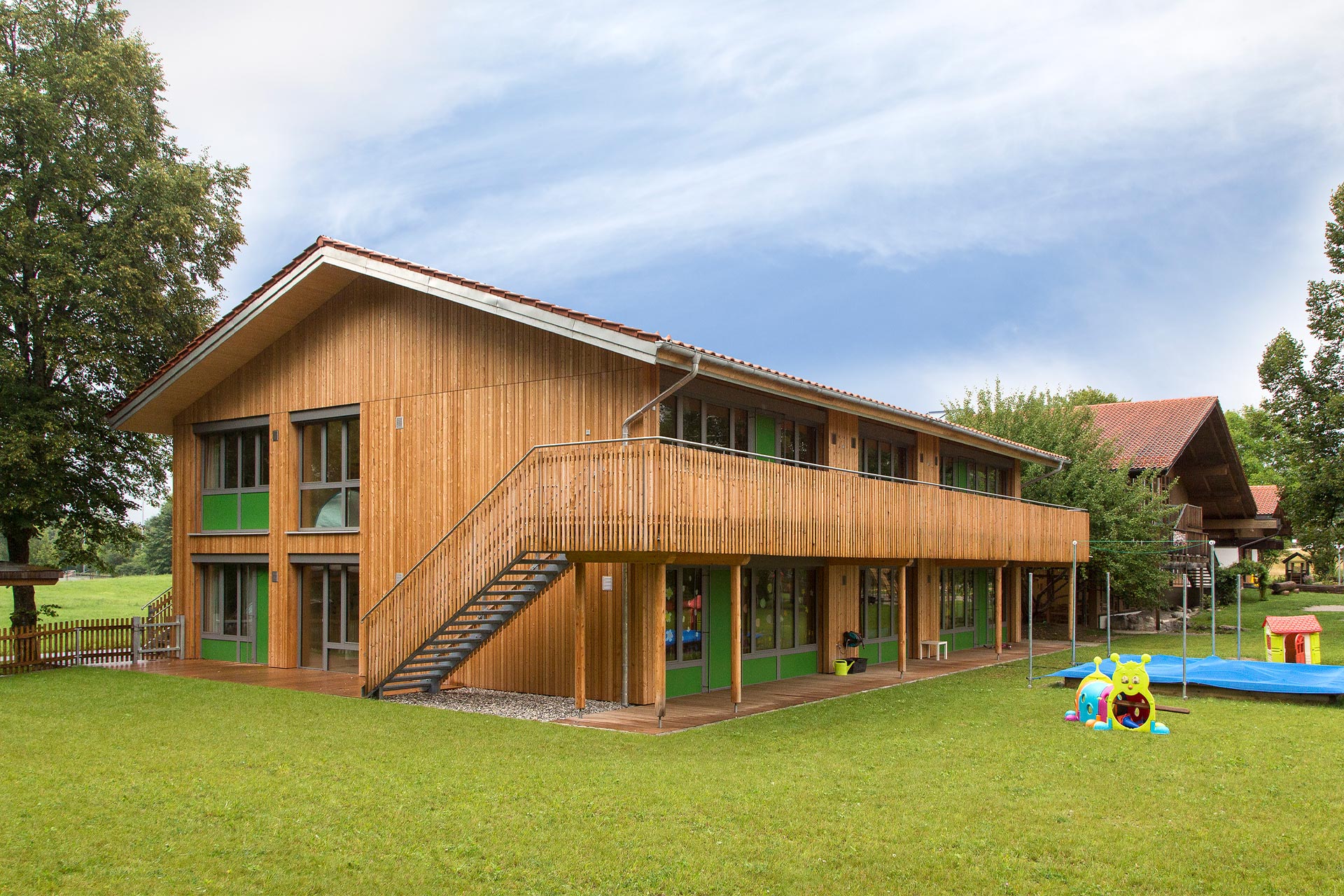 B3 Architekten - Projekt: Umbau und Erweiterung des kath. Kinderhauses St. Vitus Iffeldorf