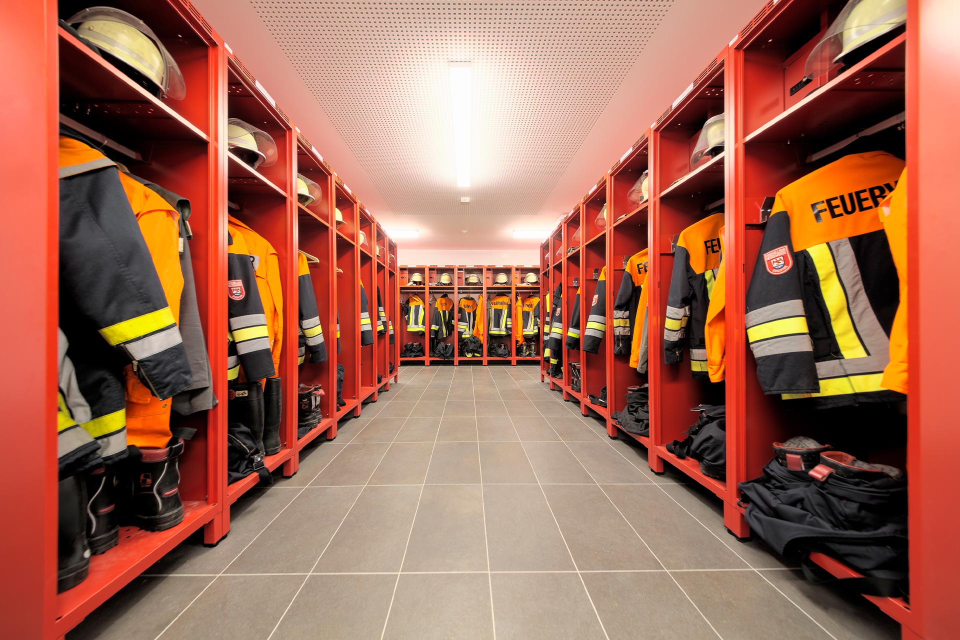 Innenansicht Einsatzumkleide