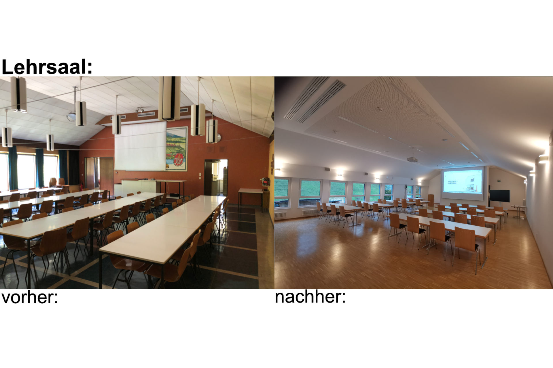 Innenansicht Lehrsaal